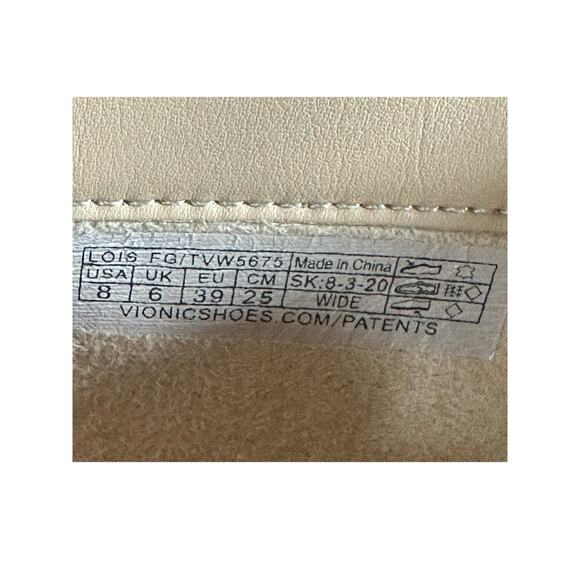 Vionic Lois Ankle Boots Size 8 Wide Tan Leather Comfort Orthotic - Picture 5 of 10